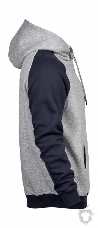 Two tone hooded Tee Jays