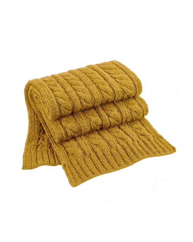 Photo de Beechfield Cable Knit Melange Scarf B499