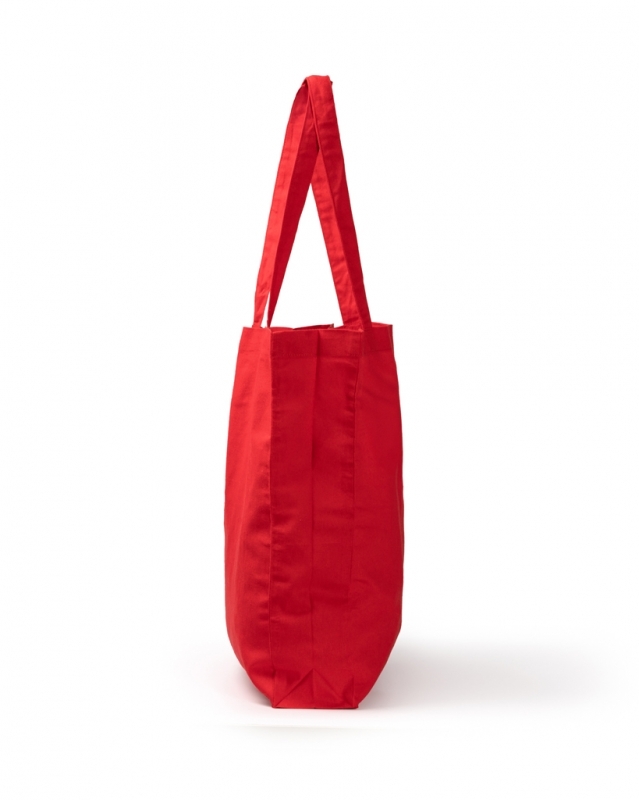 Foto de Bolsas de algodón de colores con fuelle Foto de Bolsas de algodón de colores con fuelle