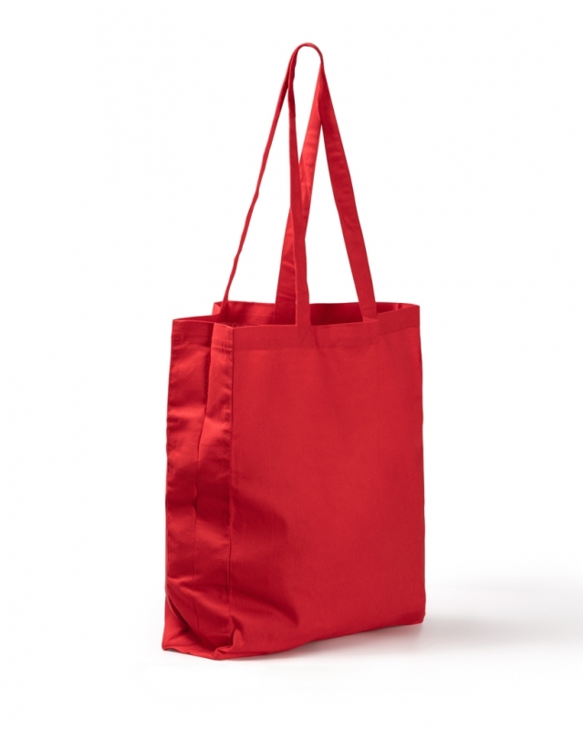 Foto de Bolsas de algodón de colores con fuelle Foto de Bolsas de algodón de colores con fuelle