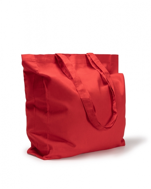 Foto de Bolsas de algodón de colores con fuelle Foto de Bolsas de algodón de colores con fuelle