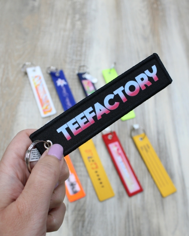 Photo de Porte-clés en tissu personnalisés