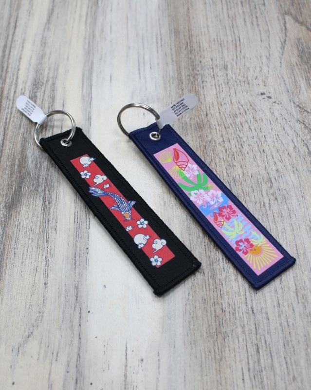 Photo de Porte-clés en tissu personnalisés