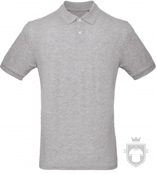 Polos BC Inspire Organic color Heather grey :: Ref: 610 Polos BC Inspire Organic color Heather grey :: Ref: 610
