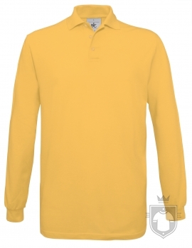 Polos BC Safran manga larga color Gold :: Ref: 210 Polos BC Safran manga larga color Gold :: Ref: 210