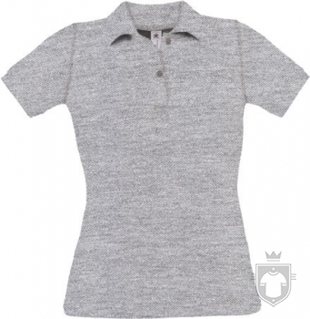 Polos BC Safran lady color Heather grey :: Ref: 610 Polos BC Safran lady color Heather grey :: Ref: 610