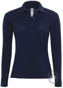 Polos BC Safran manga larga W color Navy :: Ref: 003 Polos BC Safran manga larga W color Navy :: Ref: 003