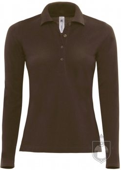 Polos BC Safran manga larga W color Brown :: Ref: 145 Polos BC Safran manga larga W color Brown :: Ref: 145