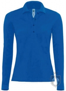 Polos BC Safran manga larga W color Royal blue :: Ref: 450 Polos BC Safran manga larga W color Royal blue :: Ref: 450