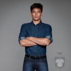 Camisas BC Vision color Denim twill :: Ref: 891 Camisas BC Vision color Denim twill :: Ref: 891