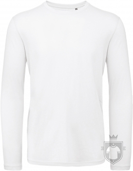 Camisetas BC Inspire Organic Manga Larga color White :: Ref: 001 Camisetas BC Inspire Organic Manga Larga color White :: Ref: 001