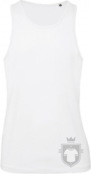 Camisetas BC Inspire Organic Tirantes color White :: Ref: 001 Camisetas BC Inspire Organic Tirantes color White :: Ref: 001