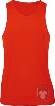 Camisetas BC Inspire Organic Tirantes color Fire Red :: Ref: 007 Camisetas BC Inspire Organic Tirantes color Fire Red :: Ref: 007