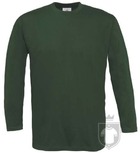 Camisetas BC 150 manga larga color Bottle green :: Ref: 540 Camisetas BC 150 manga larga color Bottle green :: Ref: 540