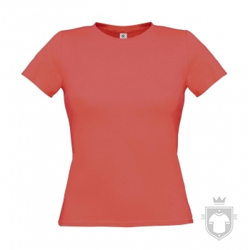 Camisetas BC Woman only color Pixel Coral :: Ref: 984 Camisetas BC Woman only color Pixel Coral :: Ref: 984