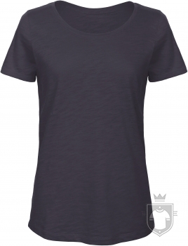 Camisetas BC Inspire Organic Slub W color Chic Navy :: Ref: 751 Camisetas BC Inspire Organic Slub W color Chic Navy :: Ref: 751