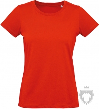 Camisetas BC Inspire Plus Organic W color Fire Red :: Ref: 007 Camisetas BC Inspire Plus Organic W color Fire Red :: Ref: 007