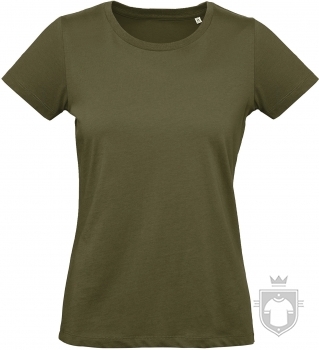 Camisetas BC Inspire Plus Organic W color Urban Khaki :: Ref: 552 Camisetas BC Inspire Plus Organic W color Urban Khaki :: Ref: 552