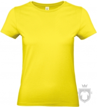 Camisetas BC New Woman Only 190 color Solar Yellow :: Ref: 201 Camisetas BC New Woman Only 190 color Solar Yellow :: Ref: 201