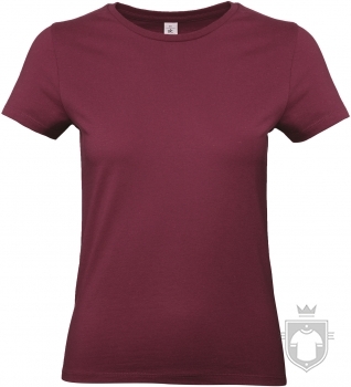 Camisetas BC New Woman Only 190 color Burgundy :: Ref: 370 Camisetas BC New Woman Only 190 color Burgundy :: Ref: 370