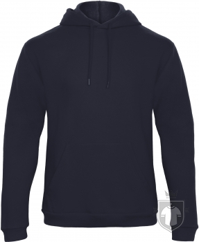 Sudaderas BC ID 203 Capucha 50 50 color Navy :: Ref: 003 Sudaderas BC ID 203 Capucha 50 50 color Navy :: Ref: 003