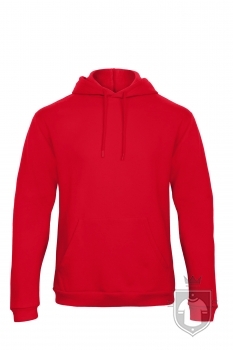 Sudaderas BC ID 203 Capucha 50 50 color Red :: Ref: 004 Sudaderas BC ID 203 Capucha 50 50 color Red :: Ref: 004