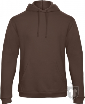 Sudaderas BC ID 203 Capucha 50 50 color Brown :: Ref: 145 Sudaderas BC ID 203 Capucha 50 50 color Brown :: Ref: 145