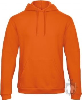 Sudaderas BC ID 203 Capucha 50 50 color Pumpkin orange :: Ref: 230 Sudaderas BC ID 203 Capucha 50 50 color Pumpkin orange :: Ref: 230