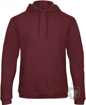 Sudaderas BC ID 203 Capucha 50 50 color Burgundy :: Ref: 370 Sudaderas BC ID 203 Capucha 50 50 color Burgundy :: Ref: 370