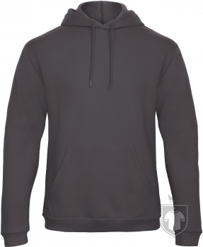 Sudaderas BC ID 203 Capucha 50 50 color Anthracite :: Ref: 883 Sudaderas BC ID 203 Capucha 50 50 color Anthracite :: Ref: 883