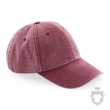 Gorras Beechfield Vintage Perfil bajo color Vintage Red :: Ref: 437 Gorras Beechfield Vintage Perfil bajo color Vintage Red :: Ref: 437