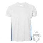 Camisetas Cam Cami tecnica tec 1 color white/turquoise :: Ref: white-azulturquesa Camisetas Cam Cami tecnica tec 1 color white/turquoise :: Ref: white-azulturquesa
