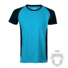 Camisetas Cam Tec 41 color Black / Aqua blue :: Ref: black-aquablue Camisetas Cam Tec 41 color Black / Aqua blue :: Ref: black-aquablue