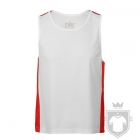 Camisetas Cam Técnica tirantes Tec 13 color White / Red :: Ref: whitered Camisetas Cam Técnica tirantes Tec 13 color White / Red :: Ref: whitered