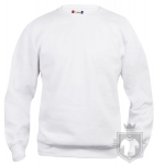 Sudaderas Clique Basic Roundneck K color White :: Ref: 00 Sudaderas Clique Basic Roundneck K color White :: Ref: 00