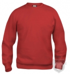 Sudaderas Clique Basic Roundneck K color Red :: Ref: 35 Sudaderas Clique Basic Roundneck K color Red :: Ref: 35