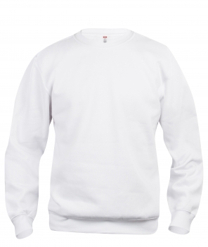 Sudaderas Clique Basic Roundneck color White :: Ref: 00 Sudaderas Clique Basic Roundneck color White :: Ref: 00