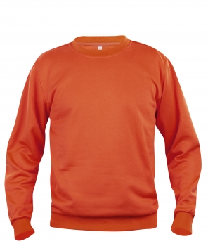 Sudaderas Clique Basic Roundneck color Orange :: Ref: 18 Sudaderas Clique Basic Roundneck color Orange :: Ref: 18