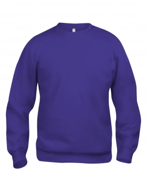 Sudaderas Clique Basic Roundneck color Bright purple :: Ref: 44 Sudaderas Clique Basic Roundneck color Bright purple :: Ref: 44