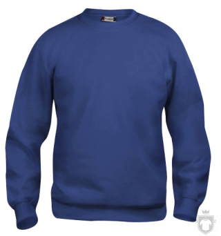 Sudaderas Clique Basic Roundneck color Cobalt :: Ref: 56 Sudaderas Clique Basic Roundneck color Cobalt :: Ref: 56