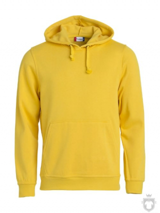 Sudaderas Clique Basic Hoody color Yellow :: Ref: 10 Sudaderas Clique Basic Hoody color Yellow :: Ref: 10