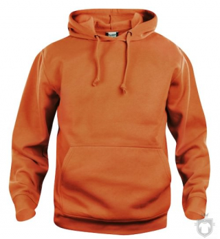 Sudaderas Clique Basic Hoody color Orange :: Ref: 18 Sudaderas Clique Basic Hoody color Orange :: Ref: 18