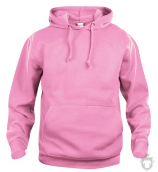 Sudaderas Clique Basic Hoody color Bright pink :: Ref: 250 Sudaderas Clique Basic Hoody color Bright pink :: Ref: 250
