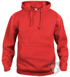 Sudaderas Clique Basic Hoody color Red :: Ref: 35 Sudaderas Clique Basic Hoody color Red :: Ref: 35