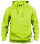 Sudaderas Clique Basic Hoody Fluor color Visibility Green :: Ref: 600 Sudaderas Clique Basic Hoody Fluor color Visibility Green :: Ref: 600