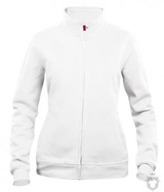 Sudaderas Clique Basic Cardigan W color White :: Ref: 00 Sudaderas Clique Basic Cardigan W color White :: Ref: 00