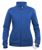Sudaderas Clique Basic Cardigan W color Royal Blue :: Ref: 55 Sudaderas Clique Basic Cardigan W color Royal Blue :: Ref: 55