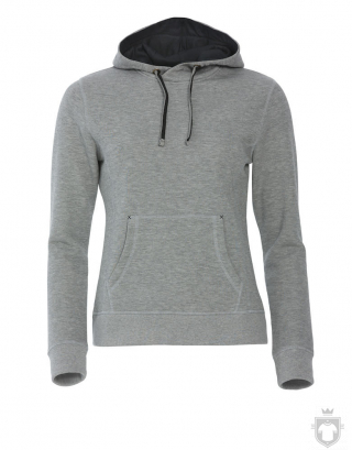 Sudaderas Clique Classic Hoody Ladies color Heather Grey :: Ref: 95 Sudaderas Clique Classic Hoody Ladies color Heather Grey :: Ref: 95