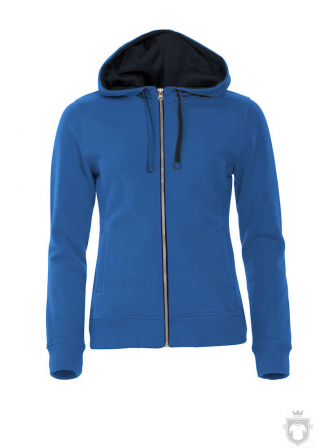 Sudaderas Clique Classic Hoody Full Zip Ladies color Royal Blue :: Ref: 55 Sudaderas Clique Classic Hoody Full Zip Ladies color Royal Blue :: Ref: 55