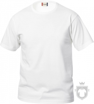 Camisetas Clique Basic T Kids color White :: Ref: 00 Camisetas Clique Basic T Kids color White :: Ref: 00